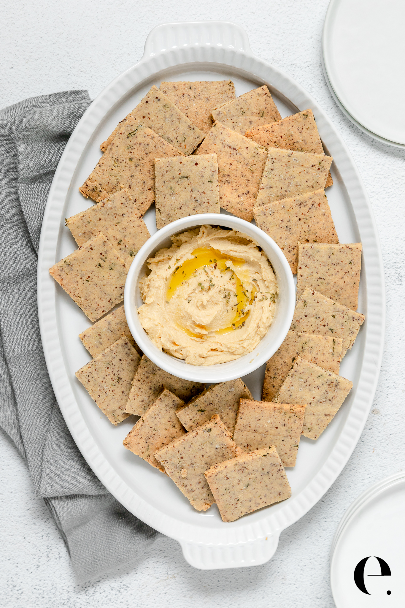Almond Flour Crackers with Herbs (Gluten-Free Recipe)